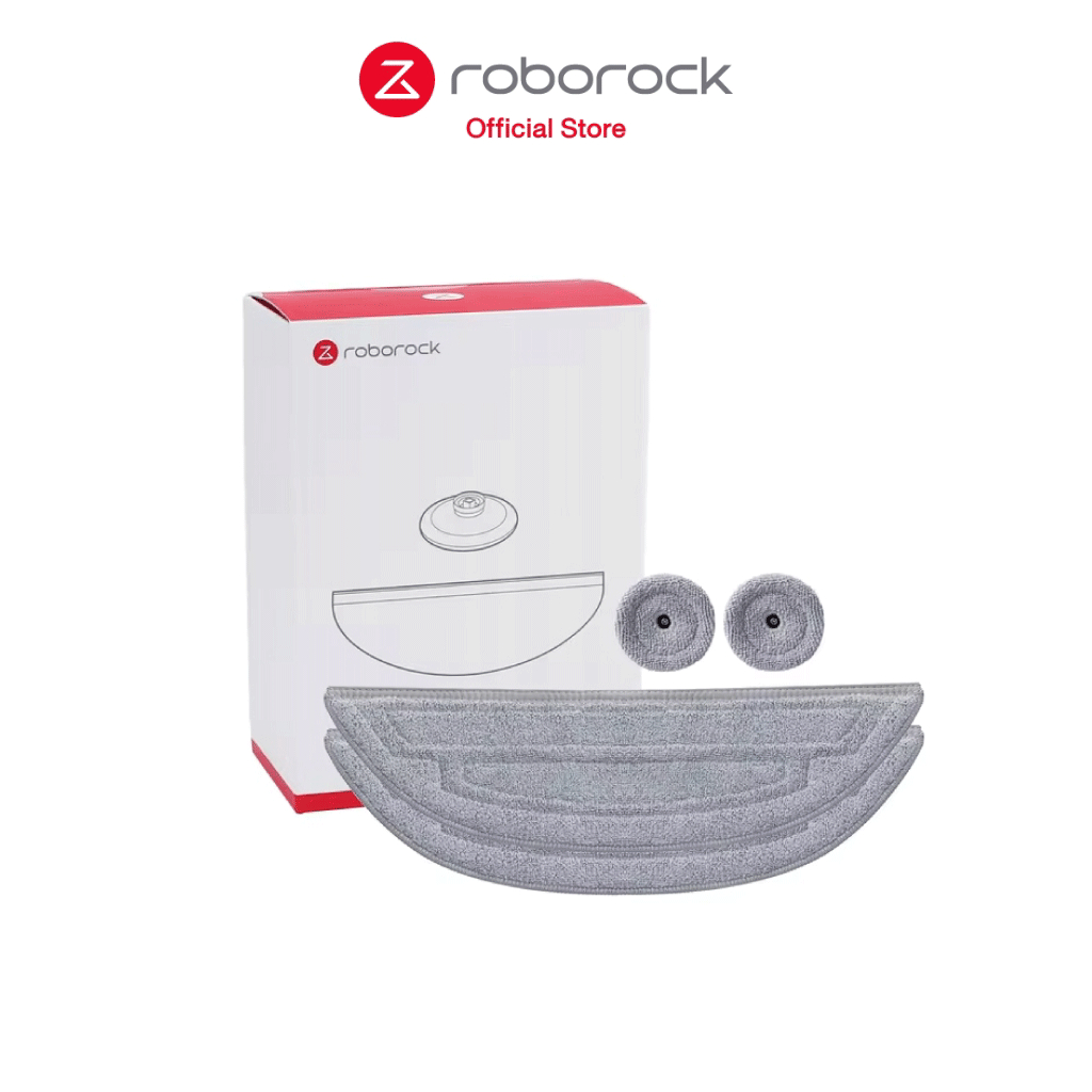 [ของแท้ Original] ผ้าสําหรับ Roborock Saros 10 และ S9 MaxV Ultra (1 กล่อง มีจำนวน 2 ชุด)