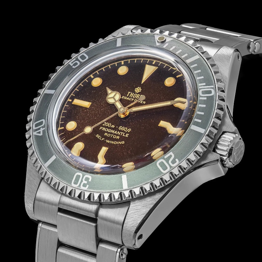 [Pre-order][Hi-Beat] Thorn T023 V2 Vintage Retro Watch 40MM C3 AR Dome Sapphire PT5000 200M