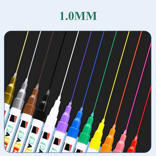 ปากกาเขียนยาง Paint 1.0MM ปากกา​เขียนล้อรถยนต์ ผ้าใบ ทะเบียนรถ กระจก พลาสติก กระเบื้อง PU รองเท้า ไม้ ผ้าและและอื่นๆ