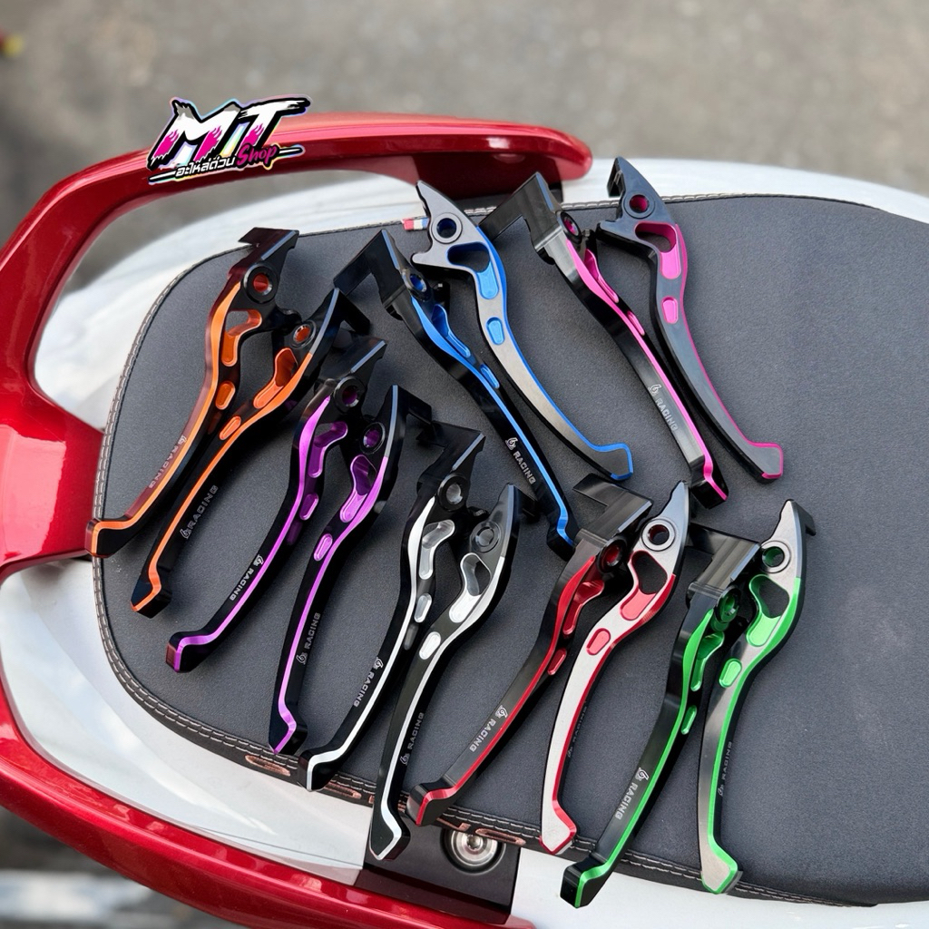 🎉🎉 มือเบรคPcxทูโทน Adv/Click160/Abs ก้านเบรค 63 เรสซิ่ง #มือเบรคPcx160