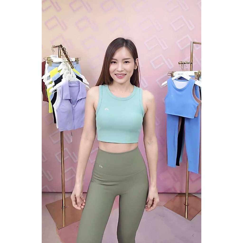 Planky Sports bra  (YOGA/PK191) งานสั่งตัด บราทรงสวย กระชับใส่สบาย ฟิตเนส  บราออกกำลังกายผู้หญิง