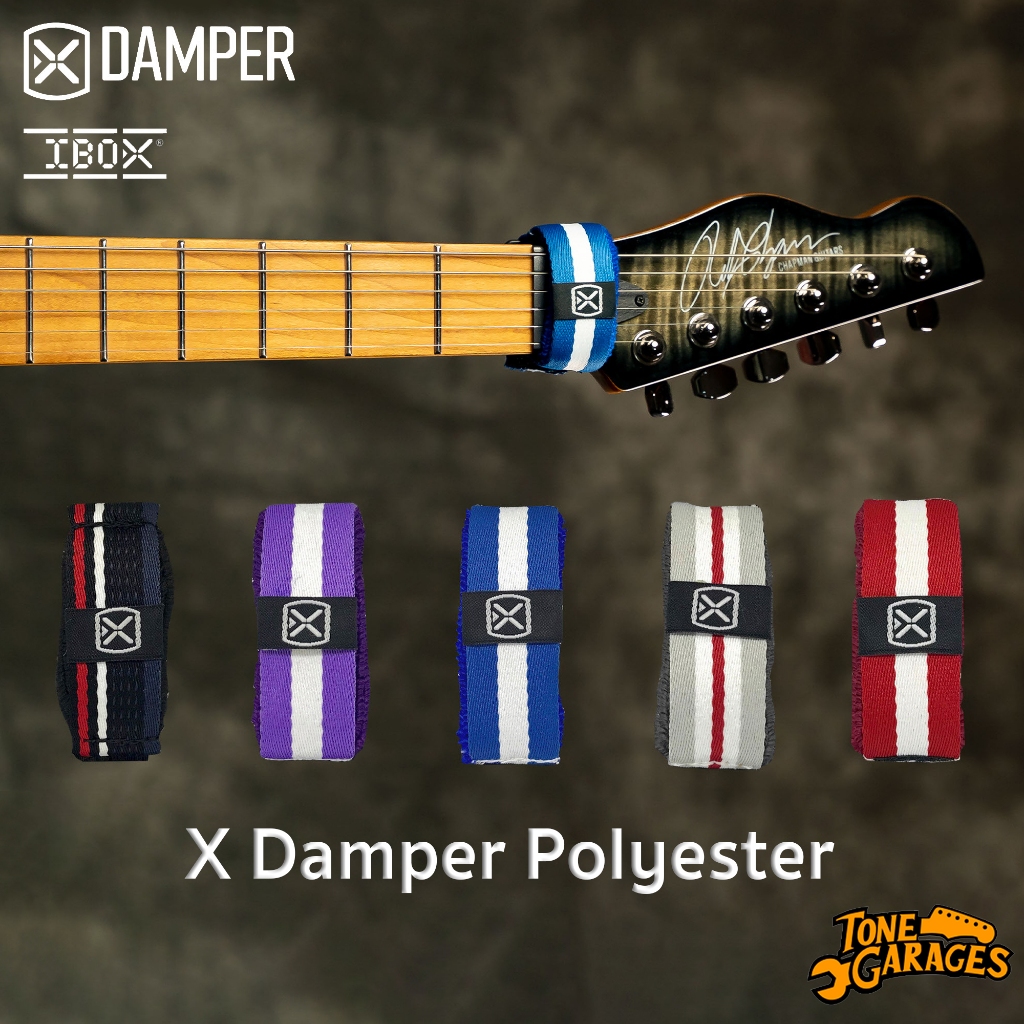 IBOX X Damper Polyester Fretwraps Dampers สายรัดคอกีต้าร์ เบส อูคูเลเล่