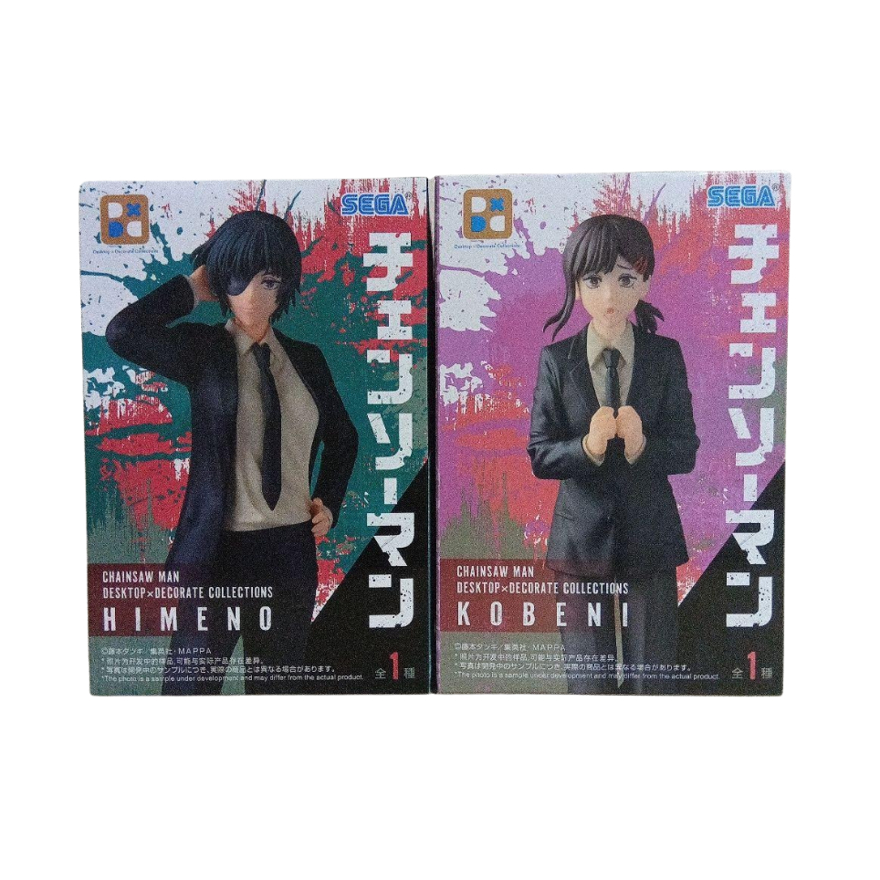 Sega Chainsaw Man Desktop x Decorate Collections Himeno Kobeni Figure Japan Denji Makima Reze Power