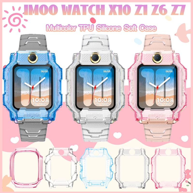 💫เคส ใส กันกระแทก 💫imoo X10 Case imoo Z1 Z6 Z7 เคสใสกันกระแทกพร้อมฟิล์มกันรอย imoo watch z1 z6 z7 im
