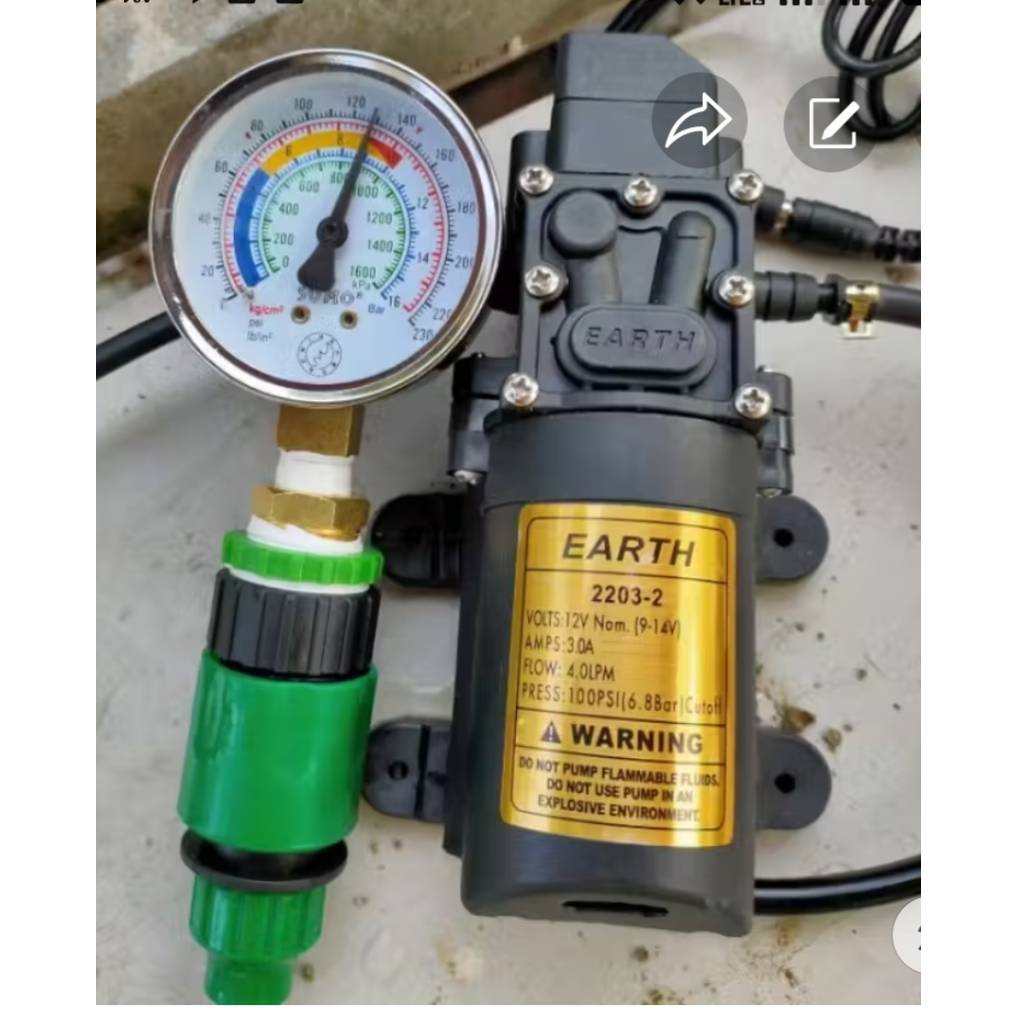 ปั้มน้ําแรงดันdc12v ปั๊มน้ําdc12v ปั๊มน้ํา12โวลต์ DC12V