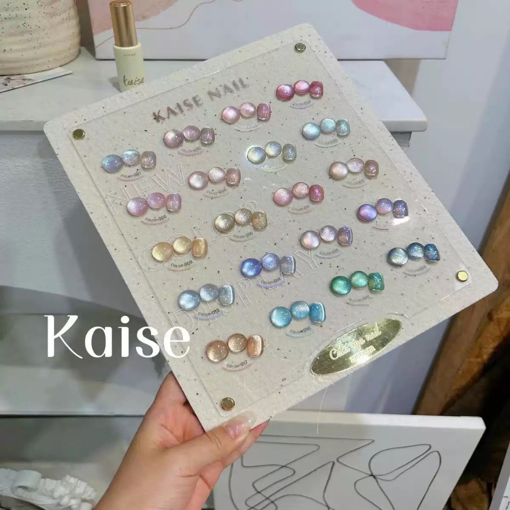 (แบบแยกขวด) Kaise Cateye Aurora 20 สี สีเจล เล็บเจล