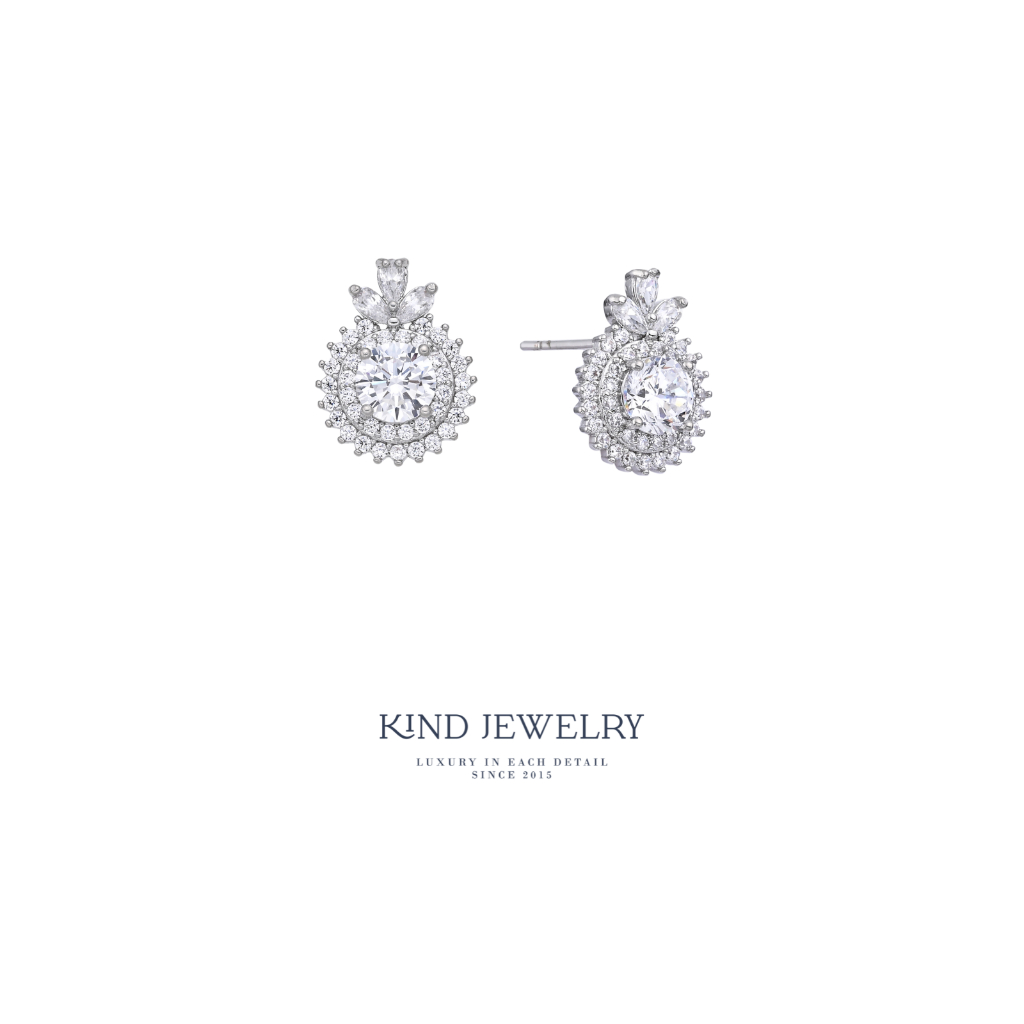 Kind Jewelry ต่างหู Emmie Crown