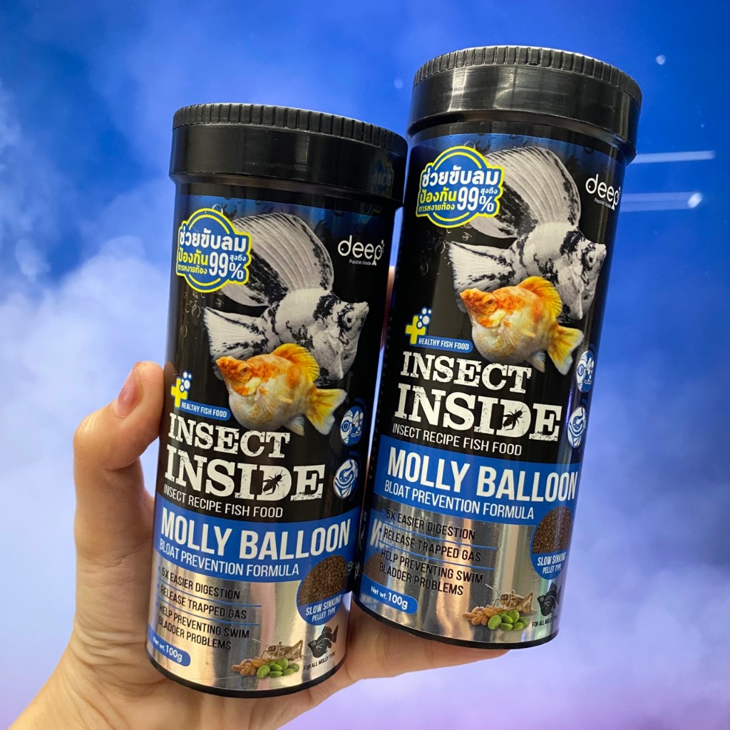 Deep طعام أسماك البالون Molly ضد الانتفاخ — صورة 2