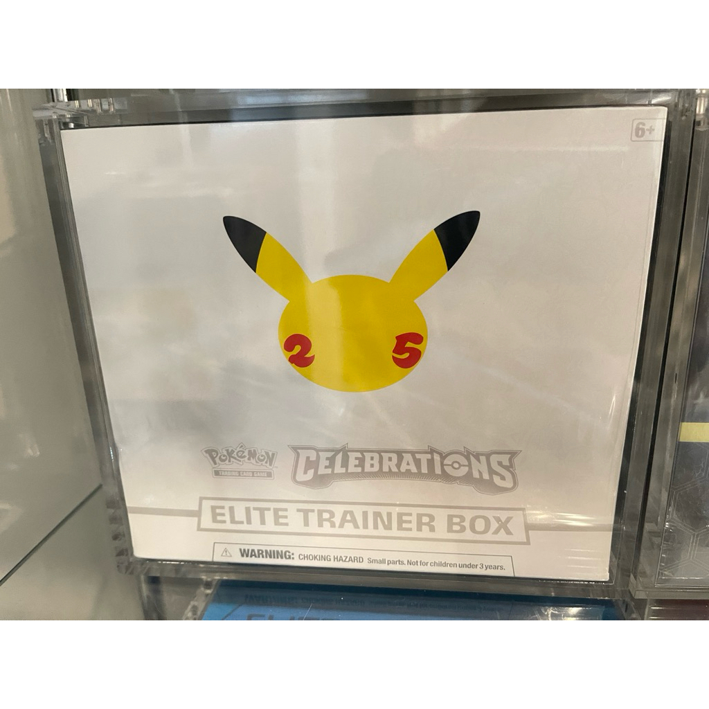 Pokemon Celebrations Elite Trainer Box ETB 25th Anniversary New Factory Sealed