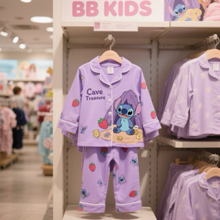 พร้อมส่งที่ไทย🇹🇭ชุดนอนแขนยาวขายาว ชุดนอนเด็ก