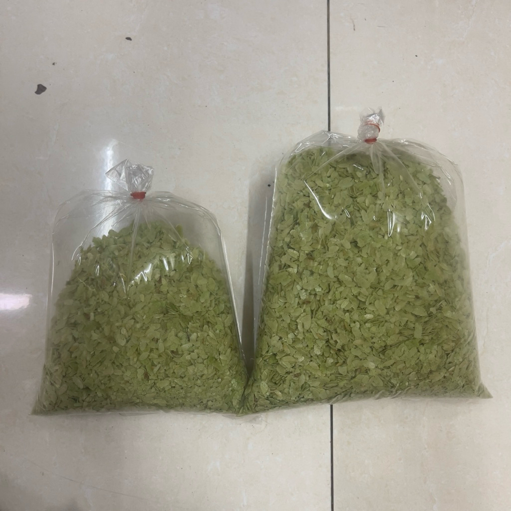 ข้าวเม่าข้าวเหนียว อย่างดี แห้งสวย ใหม่ แบ่งขาย 1 กิโลกรัม มี2 สี สีเขียว และสีขาว - รูปที่ 3