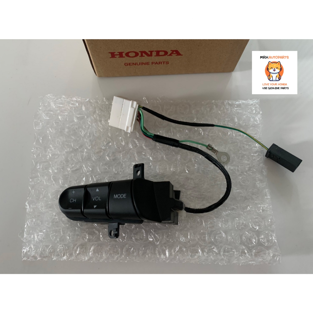ชุดปุ่มควบคุมวิทยุบนพวงมาลัย Honda Jazz GE CITY GM2 รุ่น V และ SV แท้ศูนย์ จำนวน 1 ชิ้น - รูปที่ 6