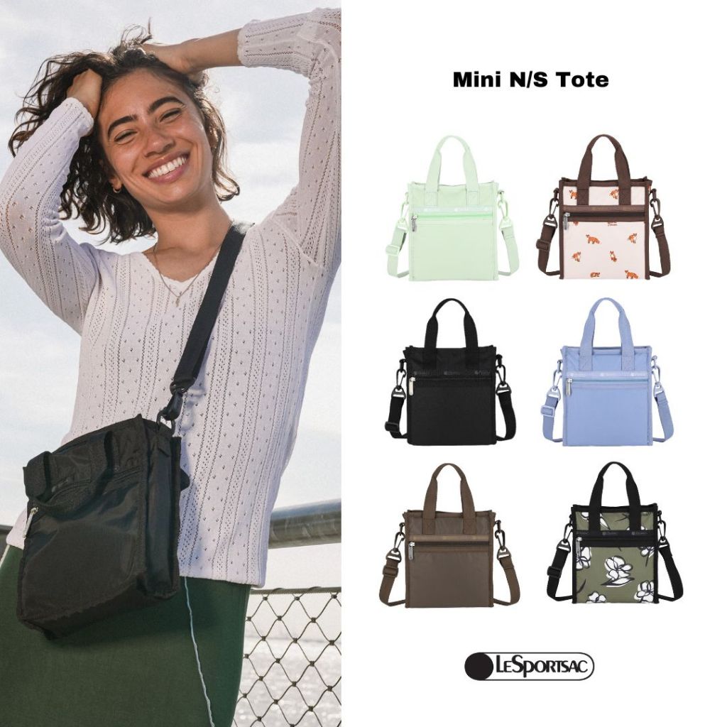 Lesportsac Mini N/S Tote Bag กระเป๋าโท้ท กระเป๋าถือ Style 3714