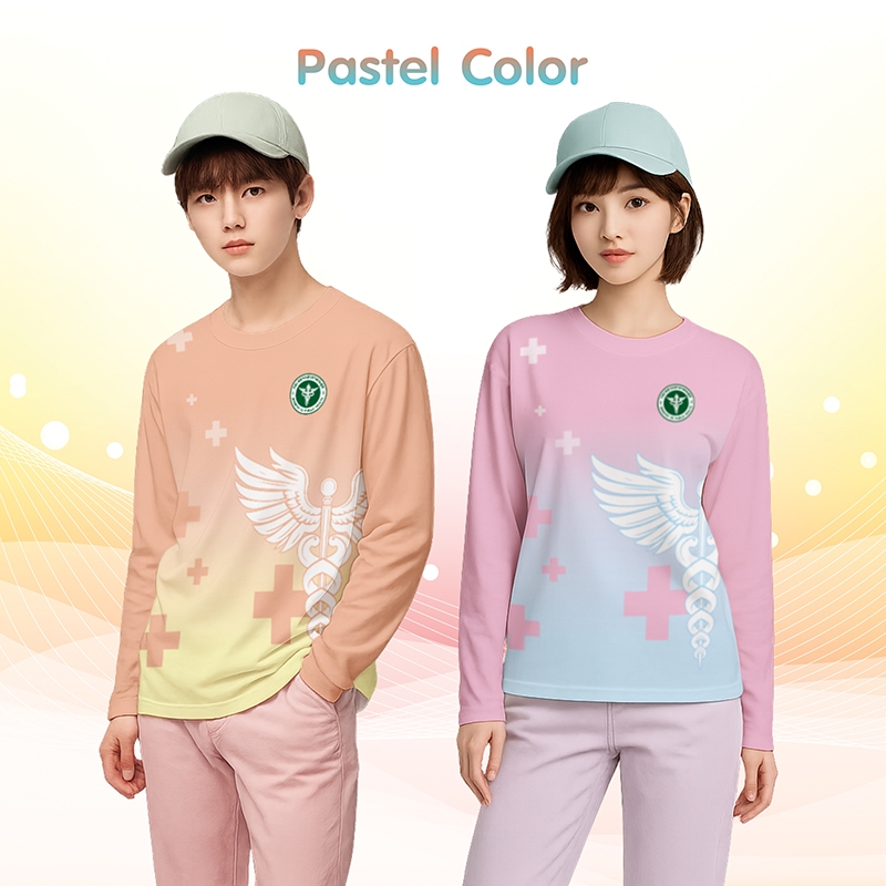 เสื้อคอกลมแขนยาว สาธารณสุข DEW-416