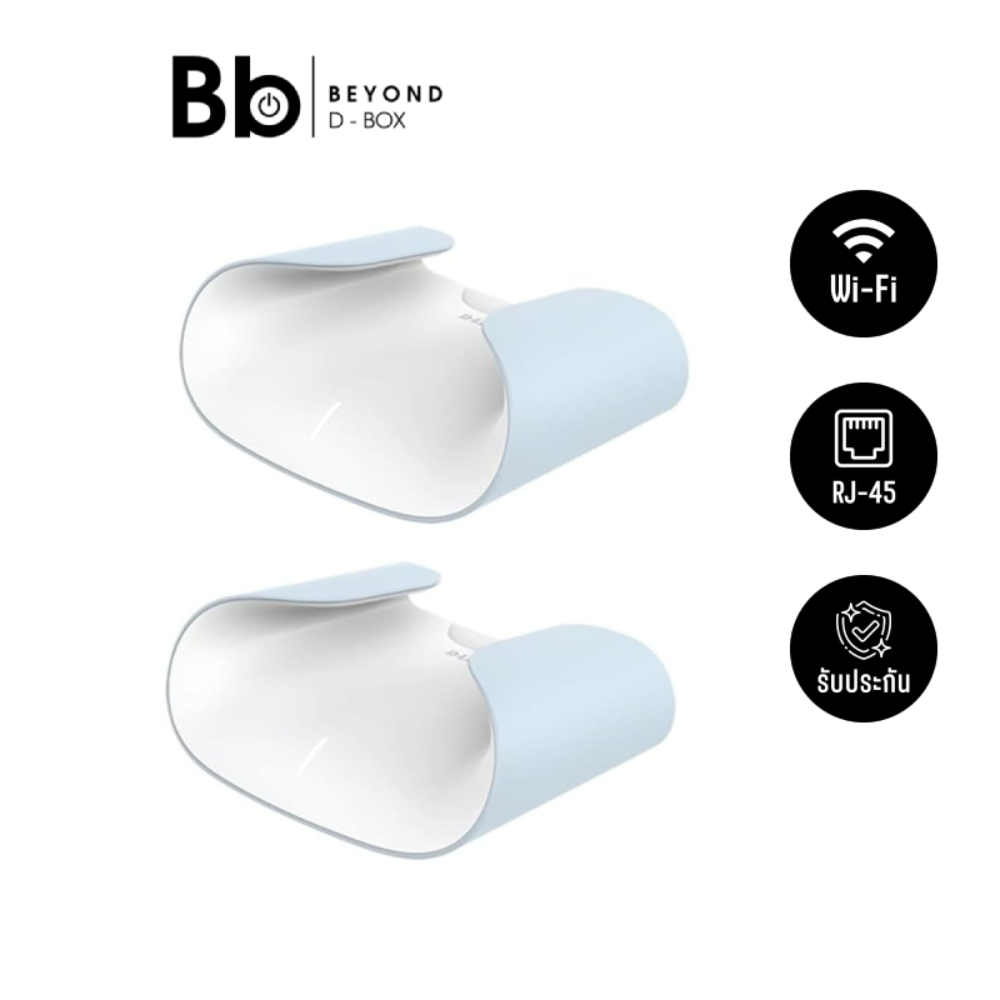เราเตอร์ D-Link Network M60 AQUILA PRO AI AX6000 Wi-Fi 6 Mesh System (Pack 2) by BB Beyond D-Box