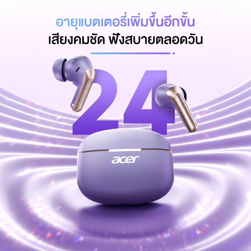 Acer AHR155 TWS หูฟัง Bluetooth มินิ เสียงดี เบสแน่น thumbnail 6