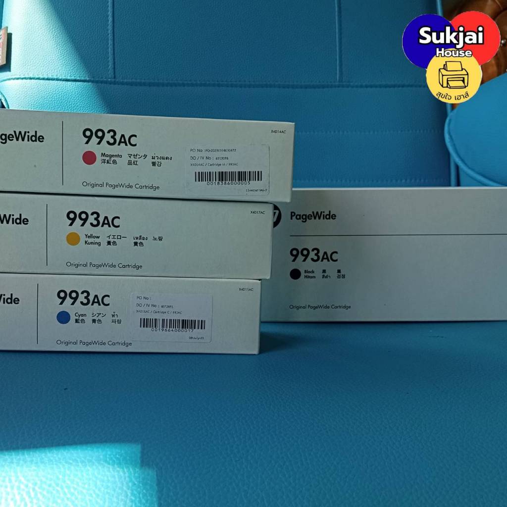 HP 993AC BK C M Y PageWide ของแท้รับประกันจากศูนย์