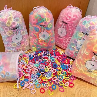 ยางรัดผม สีสันสดใส 100ชิ้น มาใหม่