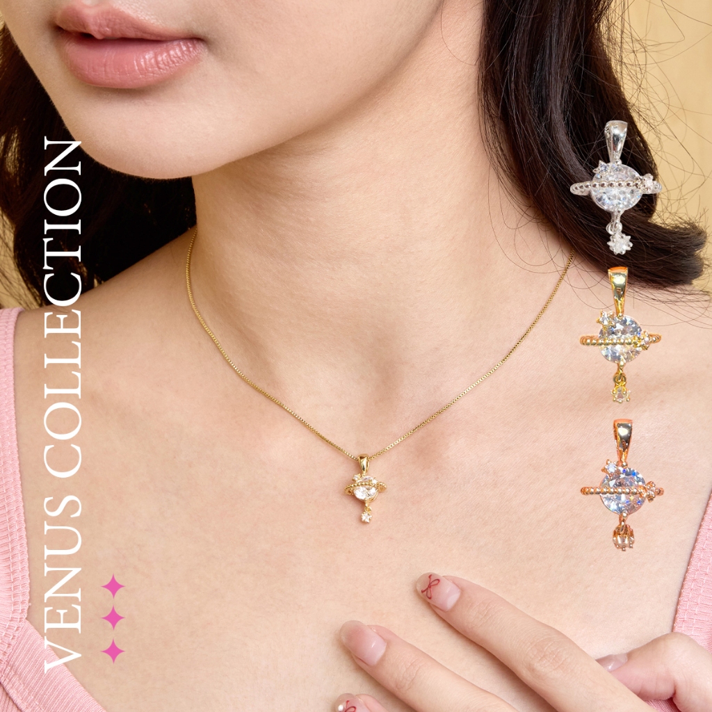 Venus Necklace Collection สร้อยคอจี้ดาวเสาร์ กาแล็กซี่