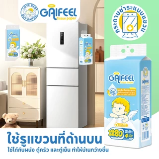 GAIFEEL ทิชชู่แบบดึงแขวนได้ การออกแบบ 4 ชั้น 12,800 แผ่นใน 10 แพ็ค