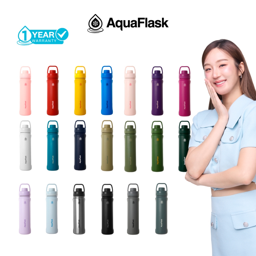 ใหม่! AquaFlask New Regular (18/22/32/40oz) - กระบอกน้ำเก็บความเย็น กระติกน้ำสแตนเลส (18/22/32/40ออนซ์)