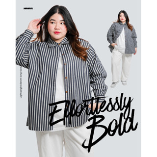 เสื้อยีนส์แขนยาวพลัสไซส์