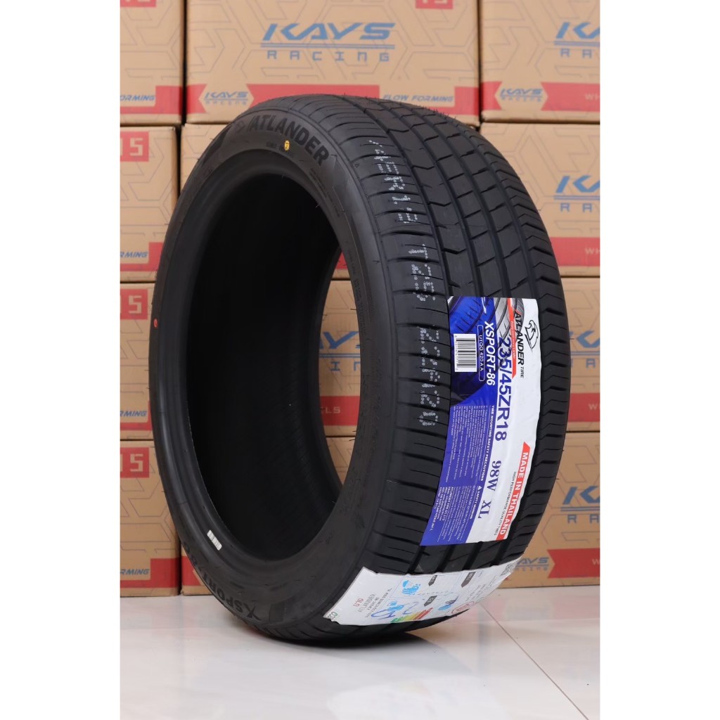 ยางขอบ18 235 45ZR18  ATLANDER รุ่น XSPORT 86 ยางไทย