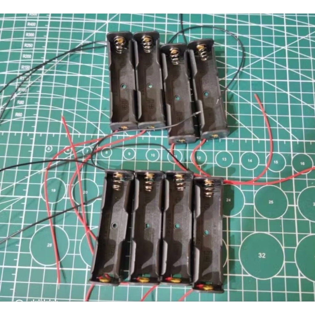 รางถ่าน18650 /A A ขนาด 1 ก้อน 2 ก้อน 3 ก้อน 4 ก้อน