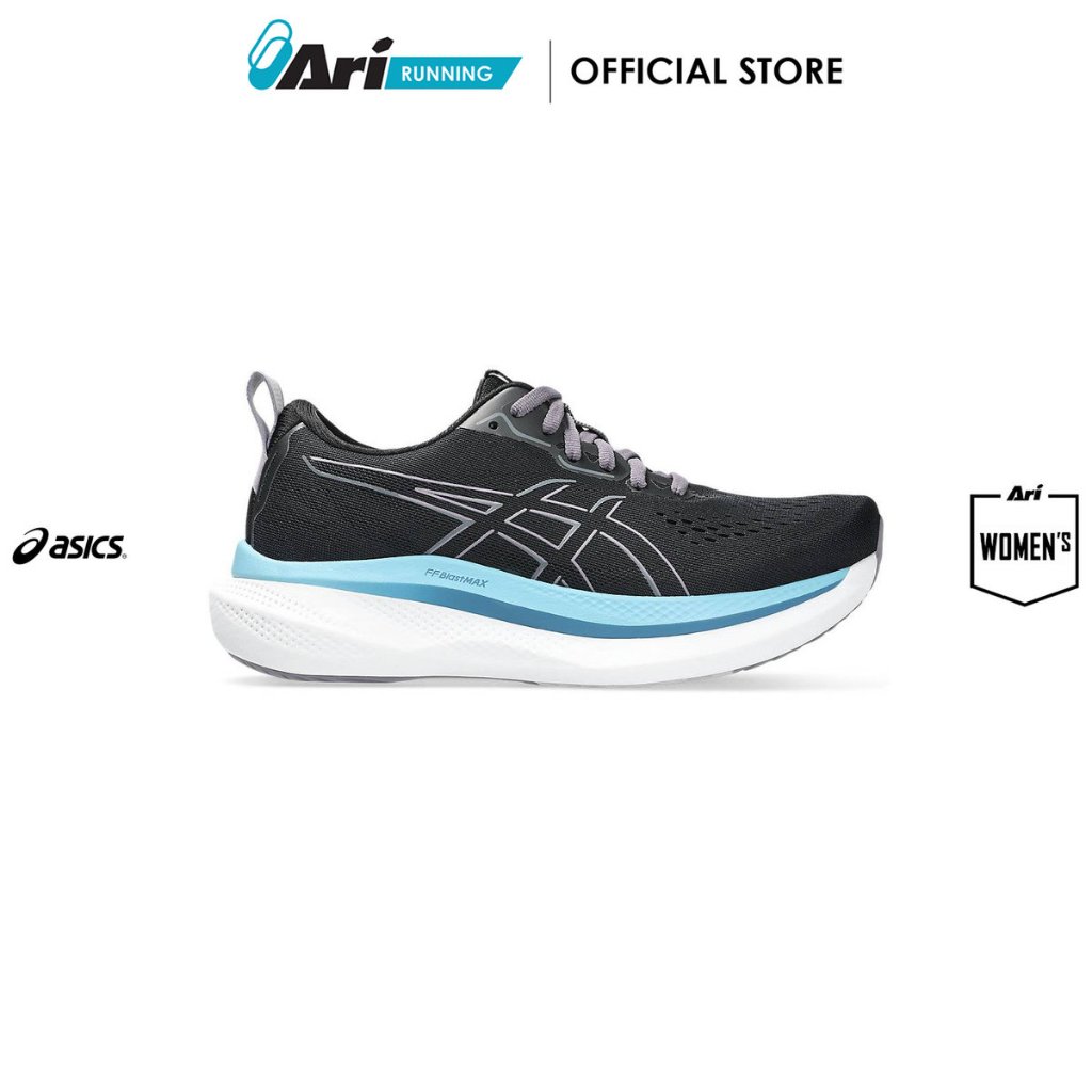 ASICS W GLIDERIDE MAX - BLACK/CARRIERGREY (1012B691.002) รองเท้าวิ่ง ผู้หญิง เอสิคส์ GLIDERIDE MAX ส