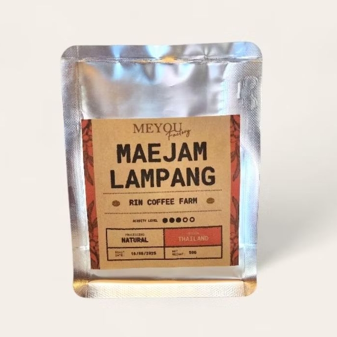 กาแฟคั่ว MAEJAM LAMPANG จาก Rin Coffee Farm | กระบวนการ Natural | เมล็ดกาแฟไทยคั่วหอมจาก Meyou Facto