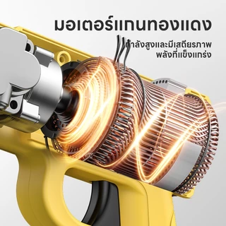 ปืนฉีดน้ำแรงดันสูง 2000W เครื่องล้างรถ ไร้สายพลังงานสูงใช้ทำความสะอาดรถยนต์