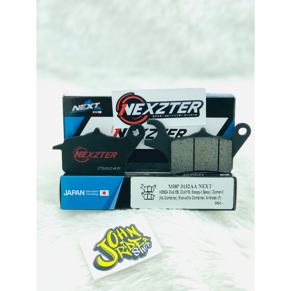ผ้าเบรคNEXZTER 3132AA รถรุ่น LEADหน้า,Giorno-combi,Click110-125,Scoopy-i,Zoomer-x ดิสก์,Moove ดิสก์