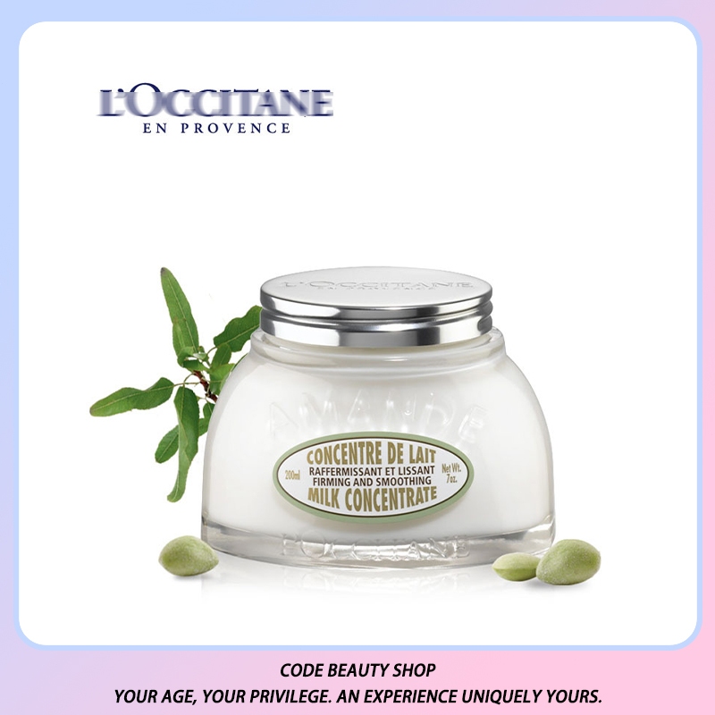 【🎀ของแท้ 100%🎀】L'0CCITANE Almond Milk Veil 200ml อัลมอนด์ มิลค์ คอนเซนเทรท 200 มล.