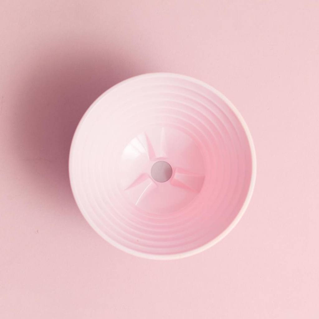 April Plastic dripper Pink เอพริล ดริปเปอร์ พลาสติก ดริปกาแฟ สีชมพู มือ2 + Sibarist Booster มือ 2