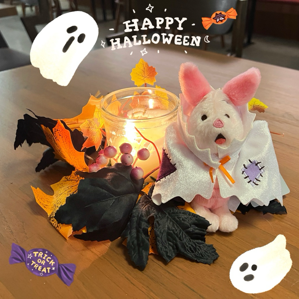 พวงกุญแจตุ๊กตา Disney’s Piglet Halloween 2025 Collection👻