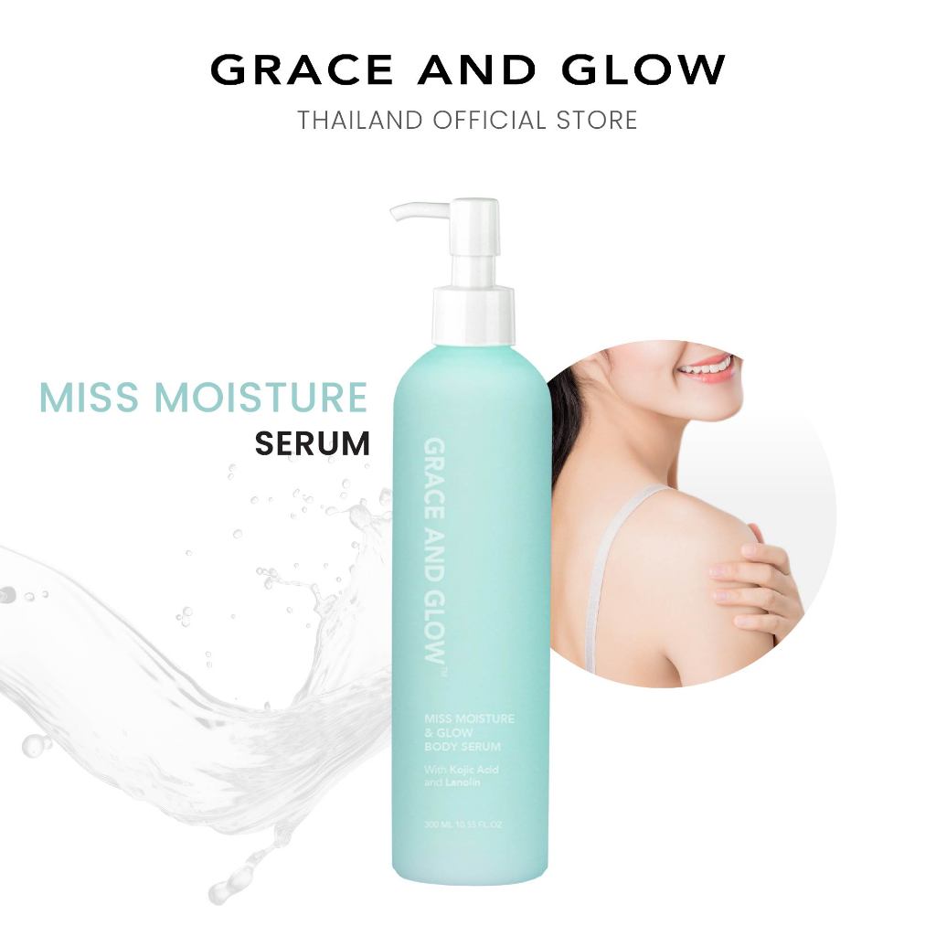 Grace and Glow Miss Moisture & Glow Body Serum (Kojic Acid + Lanolin)