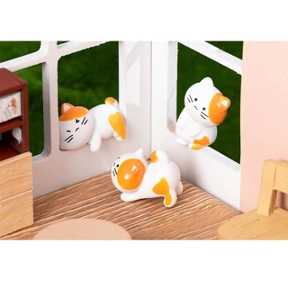 (1แพค 8 ตัว) ร้านไทยพร้อมส่ง! โมเดลแมว มี 2 เซต แมวส้ม ตุ๊กตาจิ๋ว ตุ๊กตาแต่งสวนจิ๋ว ตุ๊กตาจัดสวนถาด โมเดลจิ๋วแต่งสวน