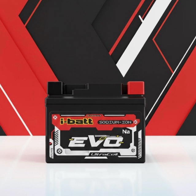แบตเตอรี่มอเตอร์ไซค์ I-Batt Evo Sodium Ion 12V 170CCA
