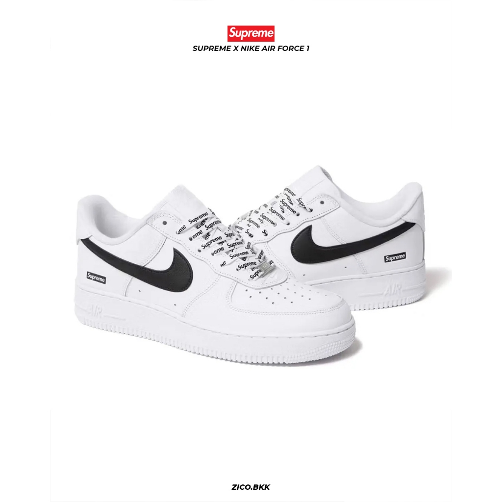 Nike Air Force 1 Low x Supreme White [CU9225-102]