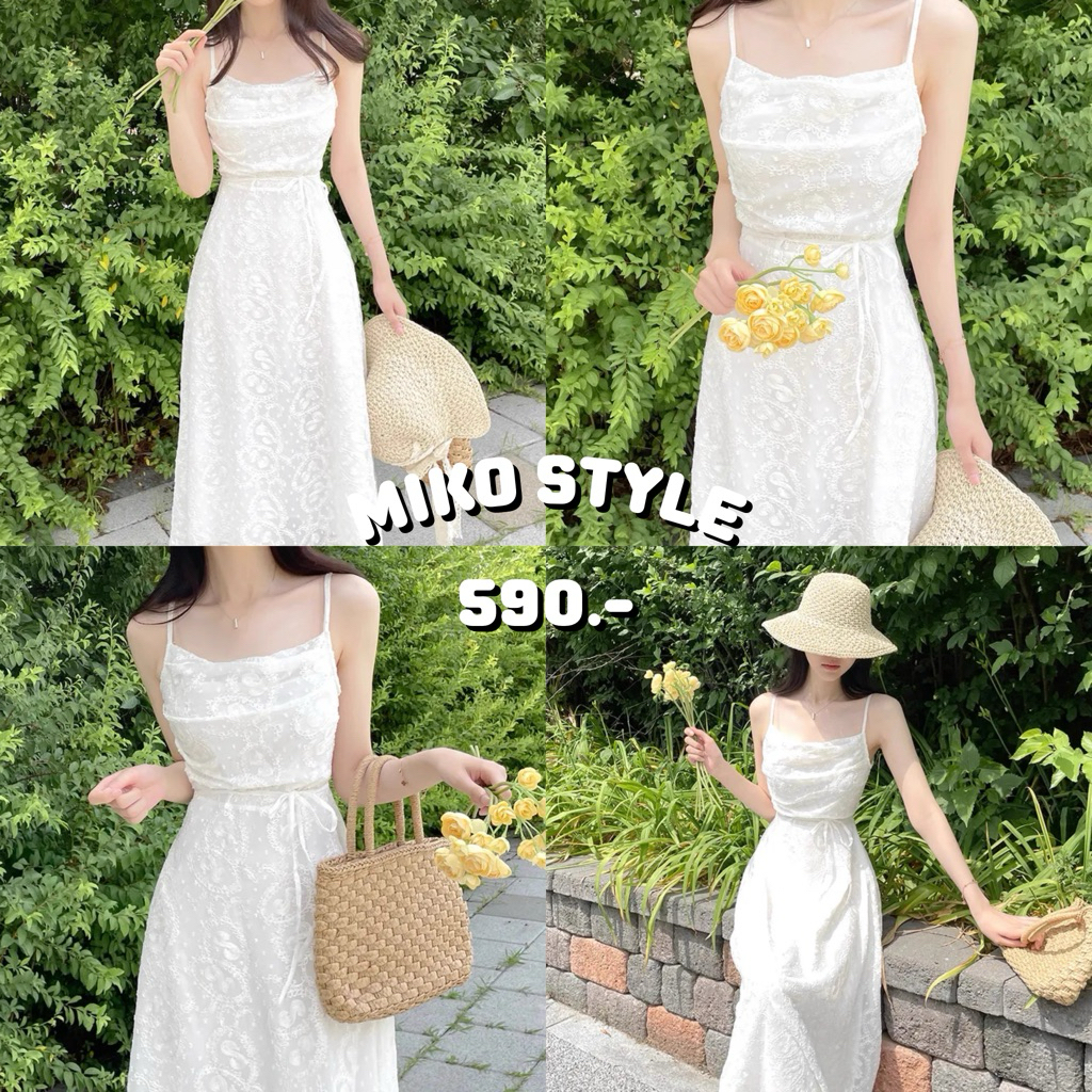 พร้อมส่งจากไทย MIKO STYLE - ONNIE DRESS