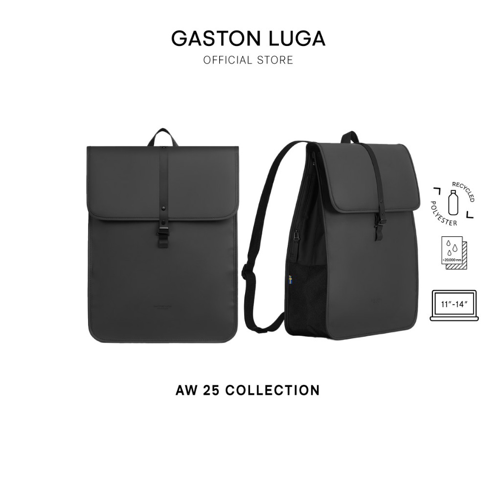 Gaston Luga รุ่น Däsh Backpack 13"  กระเป๋าใส่เอกสาร โน๊ตบุ้ค วัสดุกันน้ำ