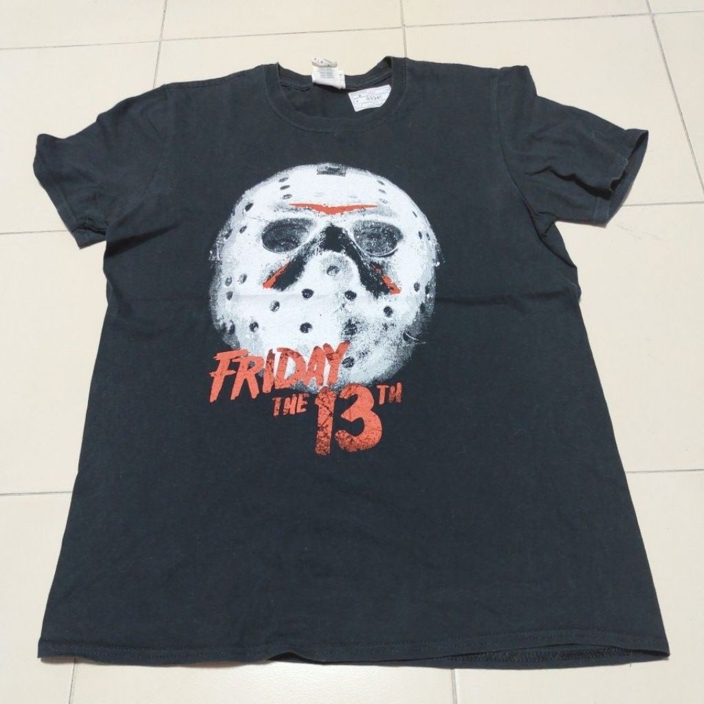 ❤️Y00045♥️ Friday the 13th👕อก40ยาว27" เสื้อยืดมือ2 แบรนด์ วินเทจ การ์ตูน วง ลายมันส์ ราคาถูก สภาพดี