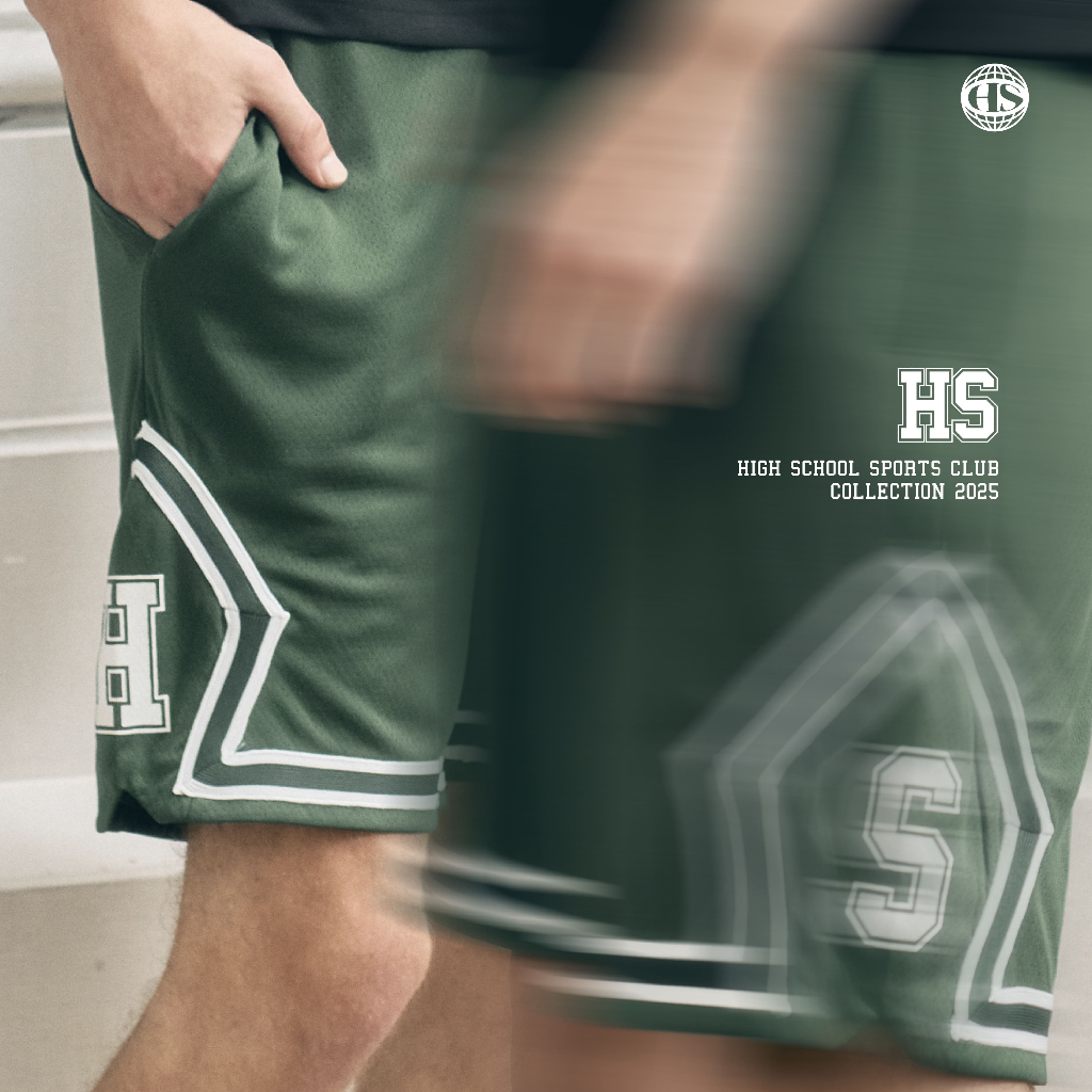 High School sports collection basketball shorts กางเกงขาสั้นบาสเกตบอล - BTB35694