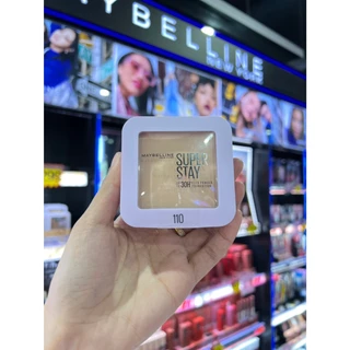[ใหม่ ] Maybelline SUPER STAY FLEX เมย์เบลลีน แป้งผสมรองพื้น ติดทน กันน้ำ กันเหงื่อ เนียนสวย 10g. ครบทุกสี