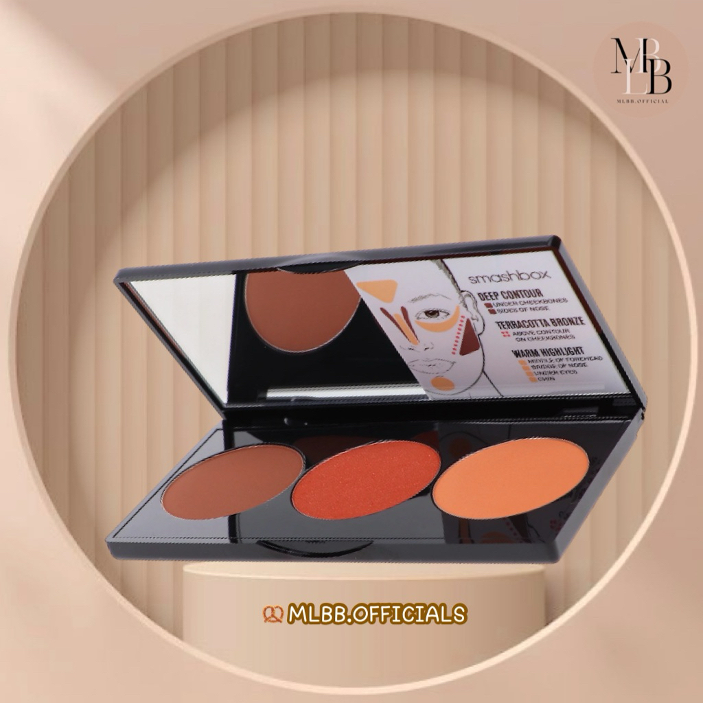 MLBB🥨 Smashbox Step-by-Step Contour Palette  (nobox) พาเลตคอนทัวร์