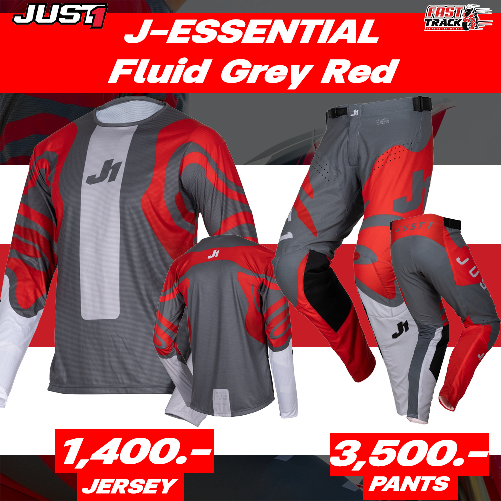 เสื้อ-กางเกงชุดขับขี่วิบาก JUST1 รุ่น J-ESSENTIAL FLUID ราคา ถูกที่สุด ดีลบีเคเค