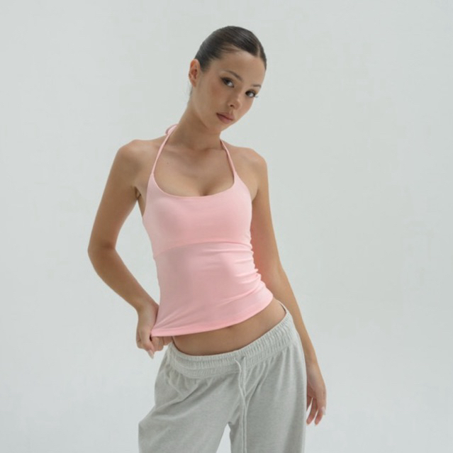 COEUR ARCHIVE | Coeur halter top in pink