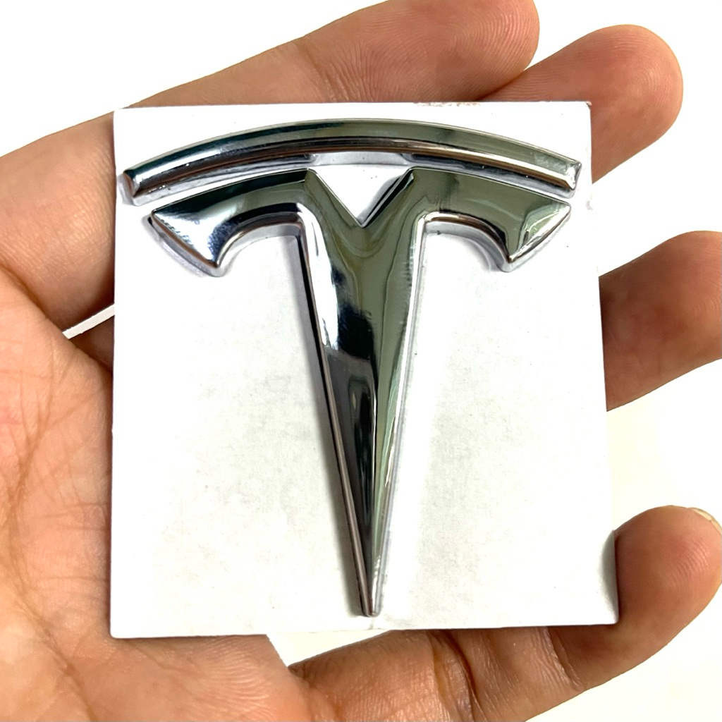 โลโก้ Tesla โลโก้โลหะTesla สินค้าพร้อมส่งในไทย