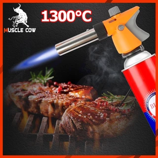 MUSCLE COW หัวพ่นไฟแก๊สใช้กับกระป๋องก๊าซ จุดไฟแรง1300°C เหมาะช่างและครัว