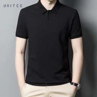 เสื้อโปโลชาย Unitee รุ่น313 สีพื้น คอปก แขนสั้น POLO SHIRTS …